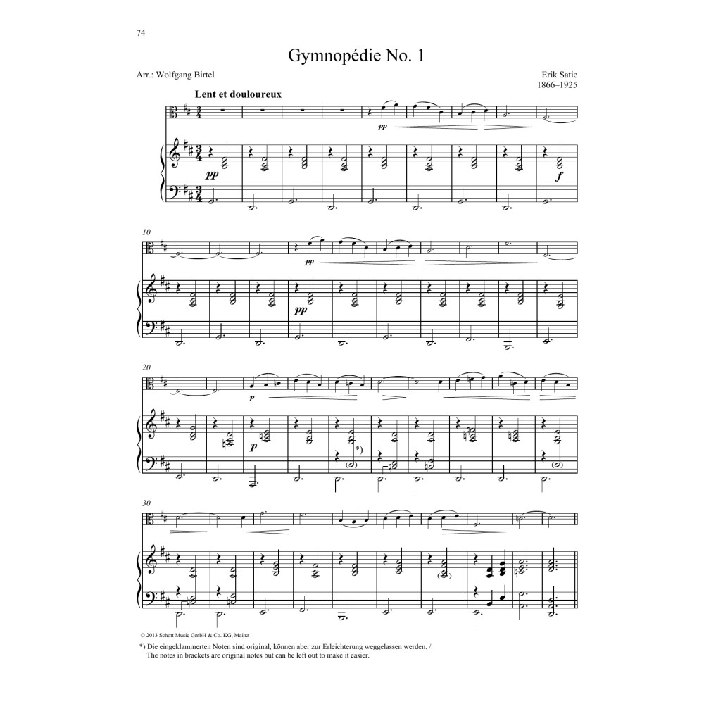 Gymnopédie No. 1